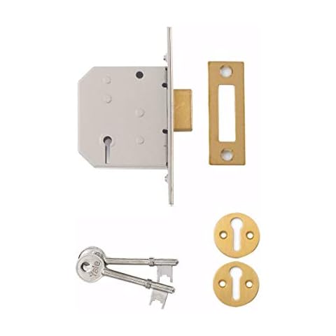 Yale P-M322-PB-65 3 Lever Deadlock Lock Cover