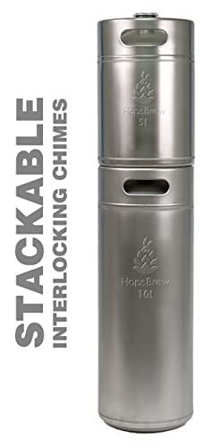 Mini growler inox 304 fût bière 10L argent conservation pression