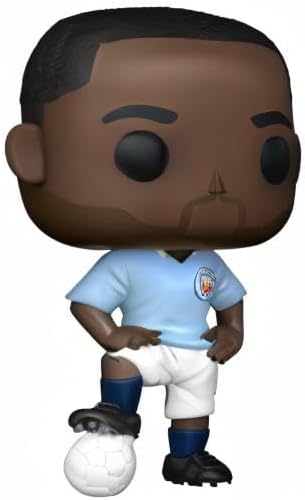 Funko POP! Football: Manchester City - Raheem Sterling - Manchester City FC - Collectable Vinyl Figure - Gift Idea - Official Merchandise - Toys for Kids & Adults - Sports Fans - 10