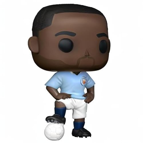 Funko Pop! Football: Manchester City - Raheem Sterling - Manchester City FC - Figurine en Vinyle à Collectionner - Idée de Cadeau - Produits Officiels - Jouets pour Les Enfants et Adultes