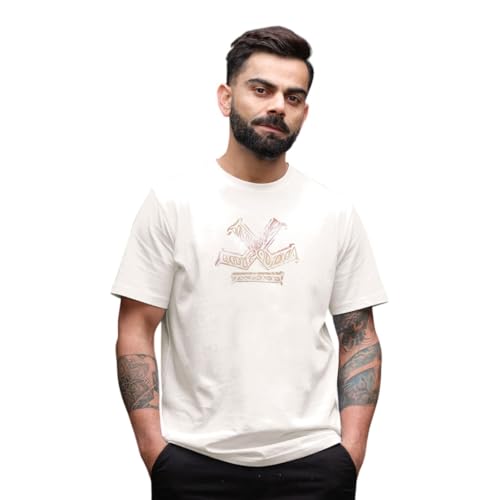 Image of WROGN Men's 180 GSM Pure Cotton T-Shirt | Graphic Print