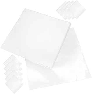 LIFKOME Saco De Proteção De Discos 25 Peças Protetores De Manga De Casaco Transparente Chiodos Mangas De Discos De Vinil Externas Mangas De Discos De Vinil Externas Mangas De Discos De