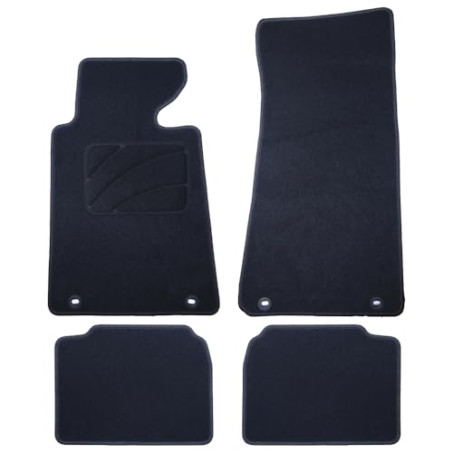Tapis de sol BMW E34 en finition velours haut de gamme pour intérieur Série 5