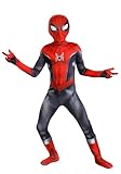 Boy's Marvel Spider-Man Zentai Suit Costume - Web-Slinging Hero Jumpsuit with Mask Small