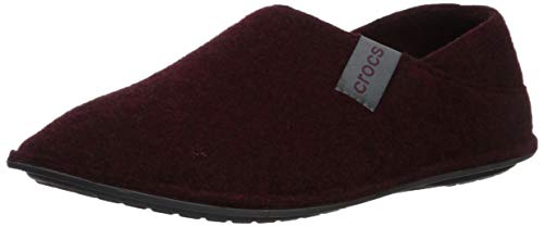 Crocs Classic Convertible S, Pantofole Unisex-Adulto, Rosso (Burgundy/Charcoal 60v), 38/39 EU