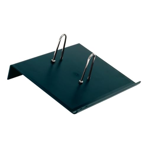Dohe - Porta-alendário de mesa e mesa - suporte para calendário, taco, bloco, tamanho 19,2 x 16 x 3,2 cm, formato inclinado, inclui suportes de ápices, materiais: Plástico e metal, material de