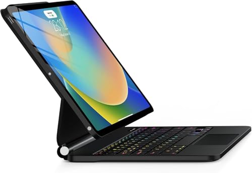 for iPad 9th Generation Case with Keyboard Magic Magnetic Keyboard Case for iPad 10.2 9th/8th/7th Gen & Air 3 Pro 10.5 Multi-Touch Trackpad - Backlit - Floating Cantilever Stand Wireless Keyboard