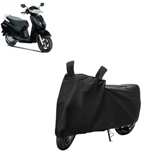 Image of Kerwa Waterproof Bike Cover Compatible with Honda Activa | Dust Proof, UV-Resistant, Mirror Pocket with Windproof Buckle Strap