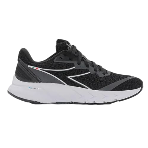 Diadora Womens Mythos Blushield Hip 5 Knit Trainers Running Shoes (Black, US Footwear Size System, Adult, Women, Numeric, Medium, 9.5)
