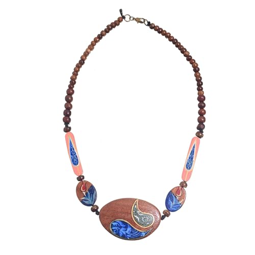 Image of AAKRITI ART CREATIONS Boho Tribal Handcrafted Ethnic Necklace Collection | Mandala, Dreamcatcher, Sunburst & Moonstone Designs | Artisan Collar, Lariat & Pendant Statement Jewelry for Women