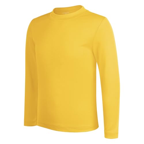 Image of LETAOTAO UPF 50+ Boys Neon Rash Guard Long Sleeve Swim Shirt