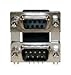 NORCOMP 178-009-513R571 STACKED D SUB CONNECTOR, RCPT/RCPT, 9POS (100 pieces)