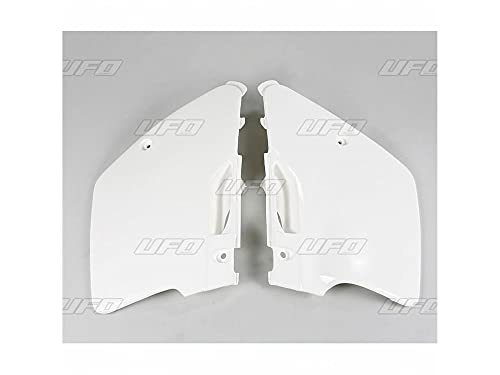 Panneaux latéraux KX 250 UFO PLAST blancs anti-jaunissement pour moto