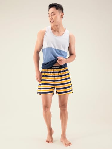 DAMENSCH Solid Breeeze Inner Boxers for Men, Ultra-Light Boxers, 100% Cotton Shorts Pant, Breathable Woven Inner Cotton Shorts for Men