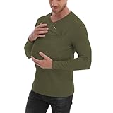 topo canguro del deserto t-shirt casual da uomo, con ampia tasca a canguro sul davanti, da indossare come una normale t-shirt o da utilizzare come porta animali per trasportare piccoli animali, come cani e gatti.
