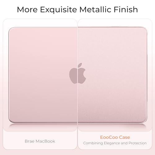 Image of EooCoo Compatible for Apple 2026 MacBook Neo Case 13 inch Laptop A3404 A18 Pro Chip with Liquid Retina Display, 100% Match Official Color, Scratch Resistant, Hard Shell Protective Cover, Frost Blush
