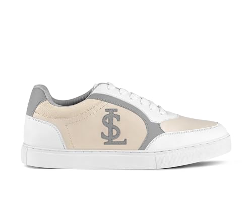 Image of LOUIS STITCH Men's Casual Lightweight Lace-Up Sneakers for Men| Cushioned Comfort | TPR Sole | Lightweight & Comfortable Casual Lace-Up Shoes | LSP-SNK-AVI-Low Top Sneakers