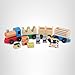 Melissa & Doug Wooden Farm Train Set - Classic Wooden Toy (3 Linking Cars)