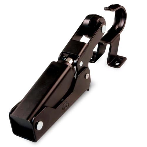 Amig - Retenedor de puerta - Cierre Hidráulico de Puerta - Fabricado en Aluminio - Medidas: 108 x 32 mm - Ideal para freno, tope o amortiguador de puertas - Color: Negro - Peso Máximo 40 kg