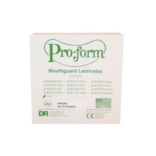 Keystone 9598260 Pro-Form Mouthguard Dual-Color Laminate, 0.160