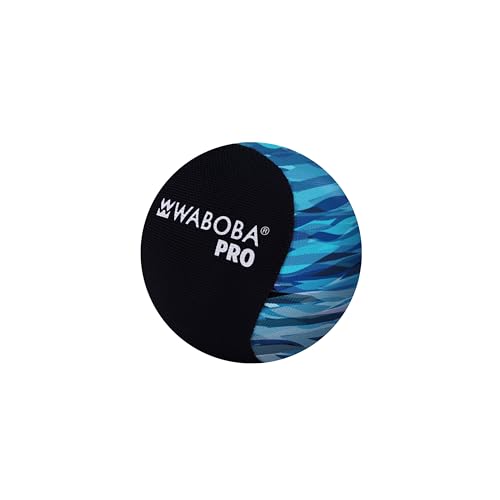 Waboba Pro Water Bouncing Ball High Performance Ball That Skips & Bounces on Water Durable Outdoor Pool Lake & Beach Toy for Teens & Adults - Blue Waves