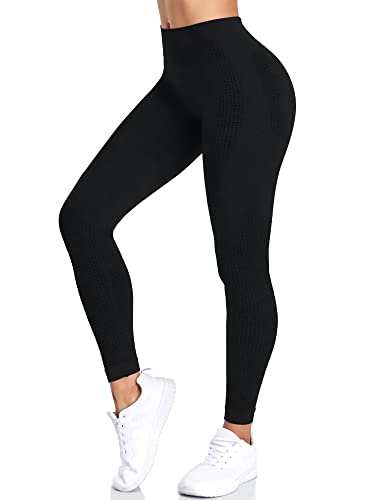 Yaavii Damen Sport Leggings Lange Blickdicht Yoga Leggings Figurformende...