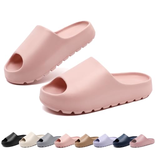 Image of Yueerlu Cloud Slides for Women Men, Recovery Womens Pillow Slides,EVA Anti-Slip shower shoes,Thick Sole Open Toe Garden Shoes,men's sandals,mens slippers for Indoor and Outdoor Size