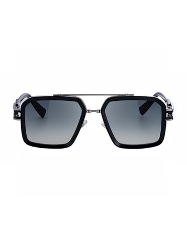 Image of Classic& Mens Sunglasses Square Metal Frame Shades for Men Sunnies(68062)