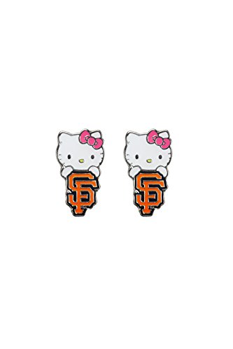 MLB San Francisco Giants Hello Kitty Logo Post Earrings