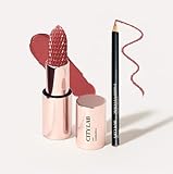 Citylab Cosmetics - Combo Labbra Estate con Rossetto Matt Dusty Pink e Matita Labbra Nude Freddo, Ideale per la Stagione Armocromatica Estate, Colori Raffinati e Lunga Tenuta, Made in Italy