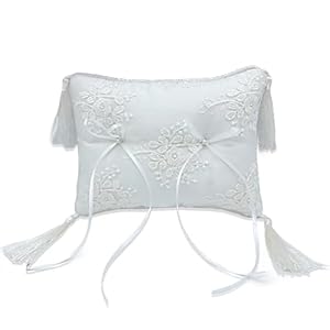 Kraeoke Ringkussen bruiloft kant ring kussen kwast traukussen burgerlijke stand ringbox voor bruiloft accessoires trouwringen