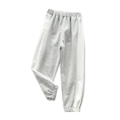 Toddler Boy Girl Joggers Sweatpants Elastic Waist Pull on School Uniform Hiking Pants Cotton Trousers Fall Outfit