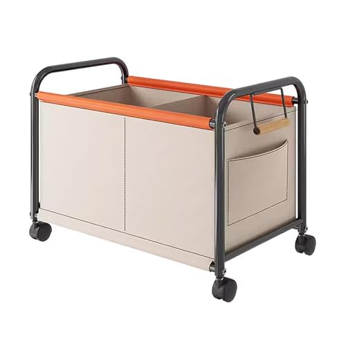 Panier à linge double compartiment pour trier et déplacer sans effort
