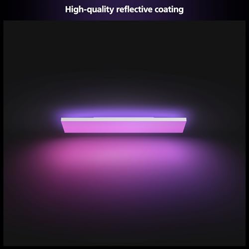 Image of Philips Hue Datura Smart Ceiling Panel (Rectangular 11.81in x 47.24in) White & Color LED Ceiling Light, Bluetooth Compatible,Voice Control with Alexa, Apple Home & Google Assistant