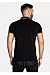 Armani Exchange Logo Zip Jersey Polo Black