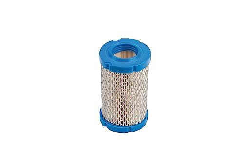 Ratioparts Filtre à air Rond diamètre intérieur 39 mm, diamètre extérieur 76 mm, Hauteur 126 mm, pour Filtre à air Briggs Rond Blanc