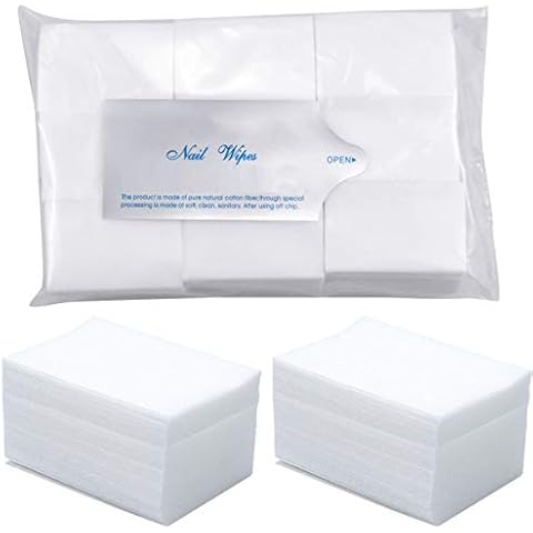 600 Stück Nagel Wattepads, Nagel Wischen Baumwolle Pads Cover