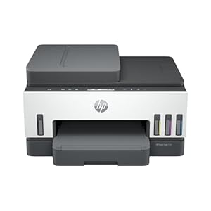 HP Smart -Tank 7301 Wireless All-in-One Cartridge-free Ink Printer, up to 2 years of ink included, mobile print, scan, copy, automatic document feeder (28B70A), Gray