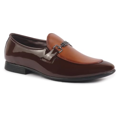 Image of FAUSTO Men Leather Pull-On Shoes