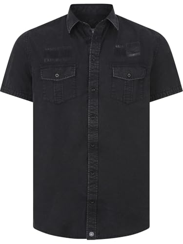 Chemise courte Alpri Jan Vanderstorm pour homme en grande taille