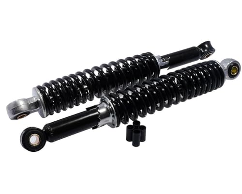 Amortisseur 310mm universel noir à ressort M8 M10 pour moped