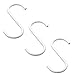 Liberty 160373 Oversized S Hooks (Pack of 3) , White