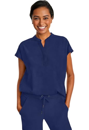 Healing Hands Women's Scrub Top Relaxed Fit Journey Top - ...