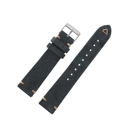 [] XG[hU[EHb`Xgbv 18mm 19mm 20mm 21mm 22mm 24mm O[ Be[Woh pXgoh nhChXeb`EHb`oh(Dark gray,20mm silver buckle)