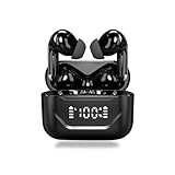 CAIMOSHY Wireless Earbuds, Bluetooth Headphones，Noise-canceling Headphones，42 Hours Playtime, 4-Mics Clear Call，,LED Display, Support Clear Mode，for Sports Running Workout Gaming