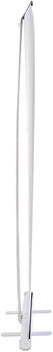 Displays2go Roller Banner Stand for 34.25W x 88H Inches Graphics, Black Nylon Carrying Case, Brushed Silver Finish Anodized Aluminum (ECBNRSTD33)
