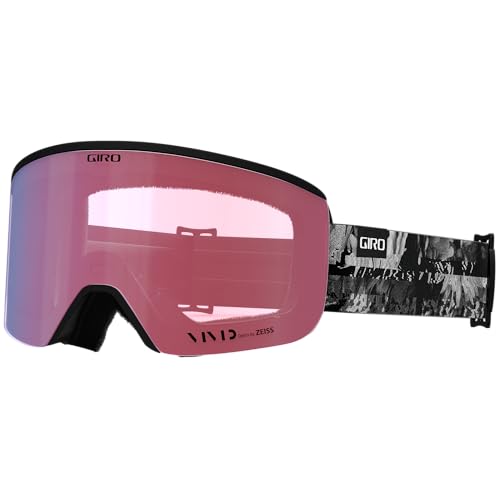 Image of Giro Ella Womens Snow Goggle - Black /White Data Mosh Strap with Vivid Copper /Vivid Infrared Lenses