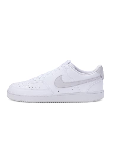 Nike Men's Court Vision Low Next Nature Shoes, White/Vast Grey, 11
