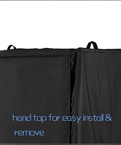 Perfitel Universal Bird Cage Cover(Black) Good Night Birdcage Cover Black-Out Birdcage Cover Durable Breathable Washable Material