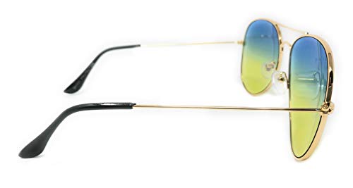 My Shades - Aviator Sunglasses Multi Color Lenses Classic Retro Metal Frame4